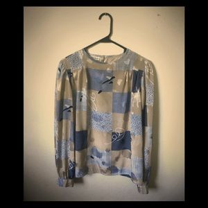 Vintage Nicola blouse size 8